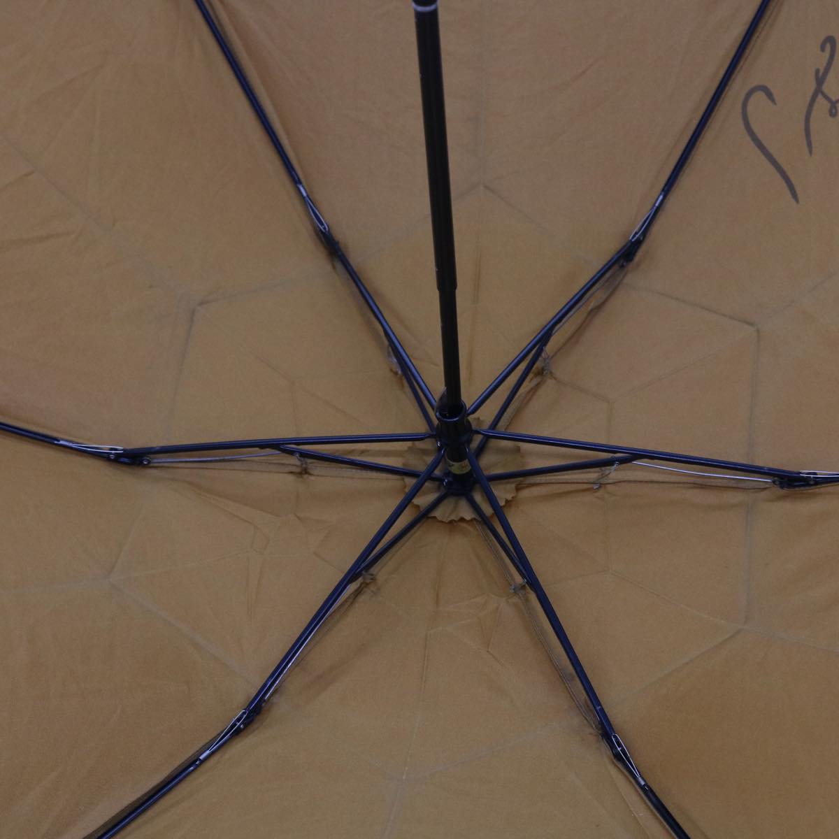 FENDI Zucchino Canvas Folding Umbrella Nylon 3Set Brown Beige Auth bs8876