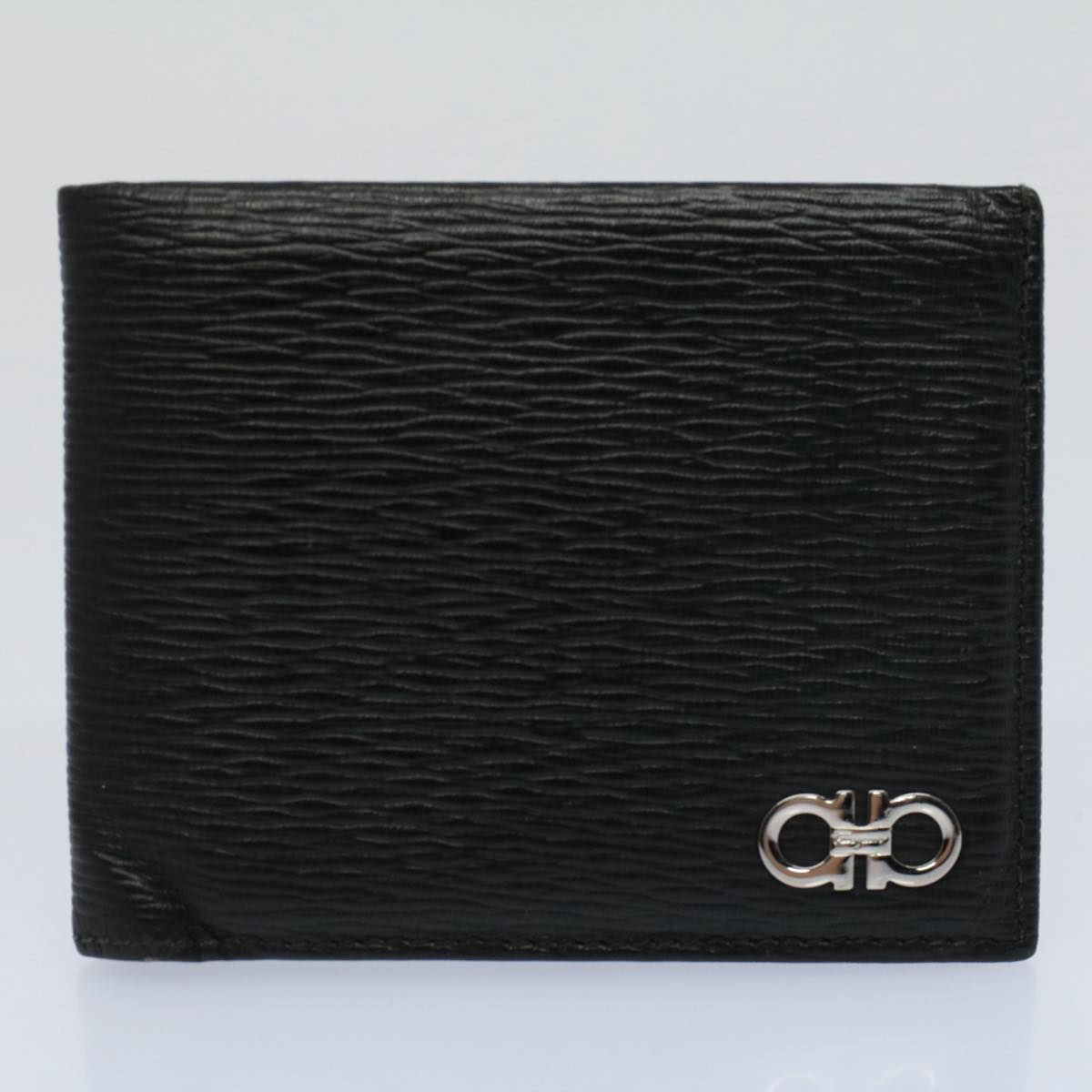 Salvatore Ferragamo Wallet Leather nylon 5Set Pink Brown black Auth bs8877