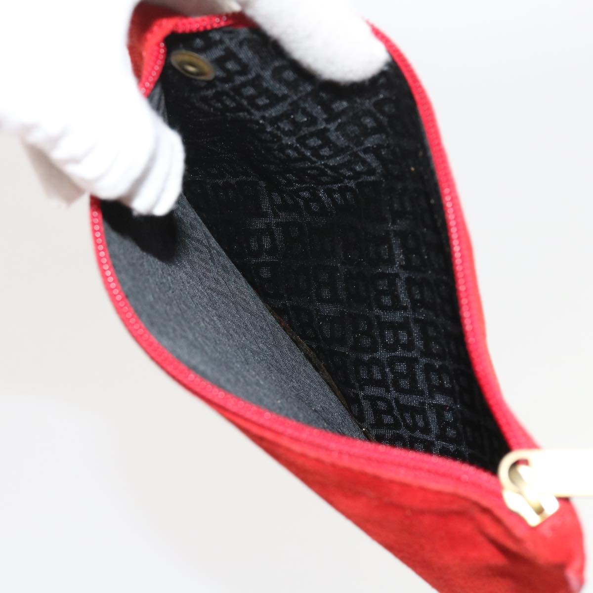 BALLY Shoulder Bag Wallet Canvas Leather 6Set Black Brown Red Auth bs8879