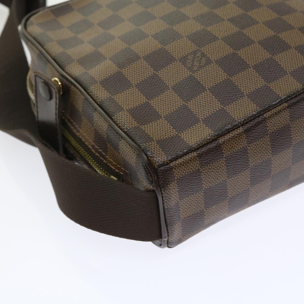 LOUIS VUITTON Damier Ebene Olaf PM Shoulder Bag N41442 LV Auth bs8919