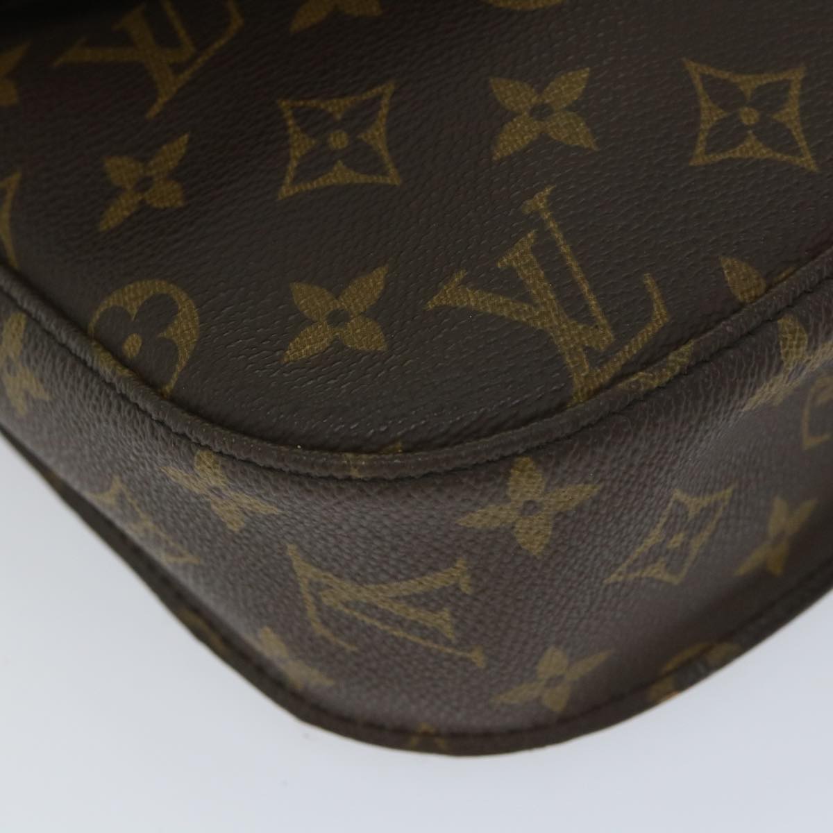 LOUIS VUITTON Monogram Saint Cloud GM Shoulder Bag M51242 LV Auth bs8936