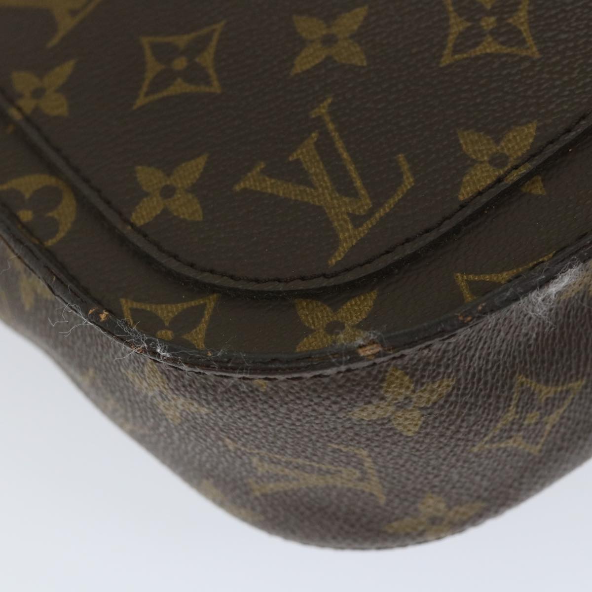 LOUIS VUITTON Monogram Saint Cloud GM Shoulder Bag M51242 LV Auth bs8936