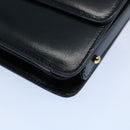 CELINE Shoulder Bag Leather Navy Auth bs8957-15