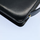 CELINE Shoulder Bag Leather Navy Auth bs8957-16