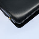 CELINE Shoulder Bag Leather Navy Auth bs8957-17