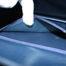 CELINE Shoulder Bag Leather Navy Auth bs8957-21