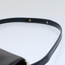 CELINE Shoulder Bag Leather Navy Auth bs8957-14