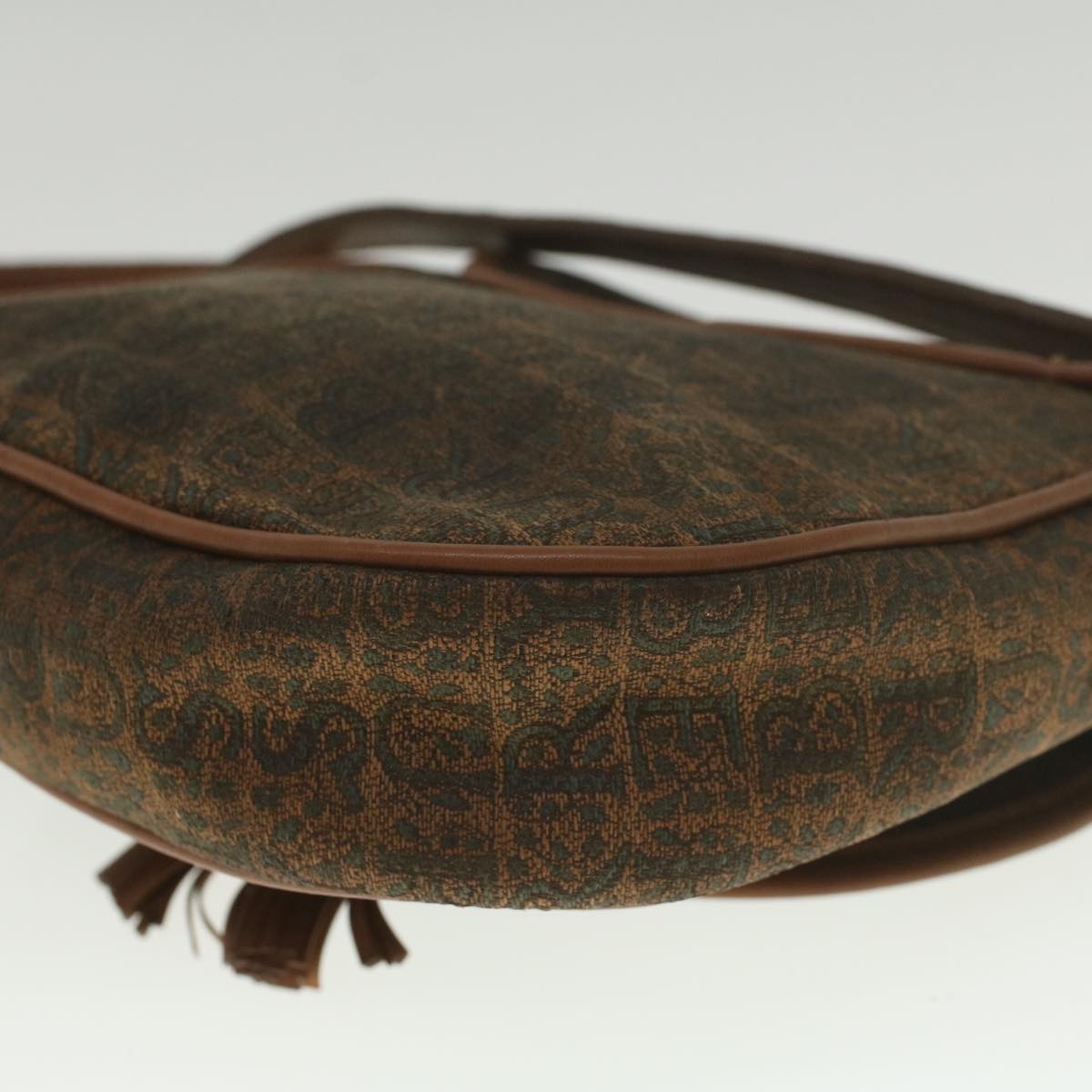 Burberrys Nova Check Shoulder Bag Canvas Leather Brown Auth bs8988