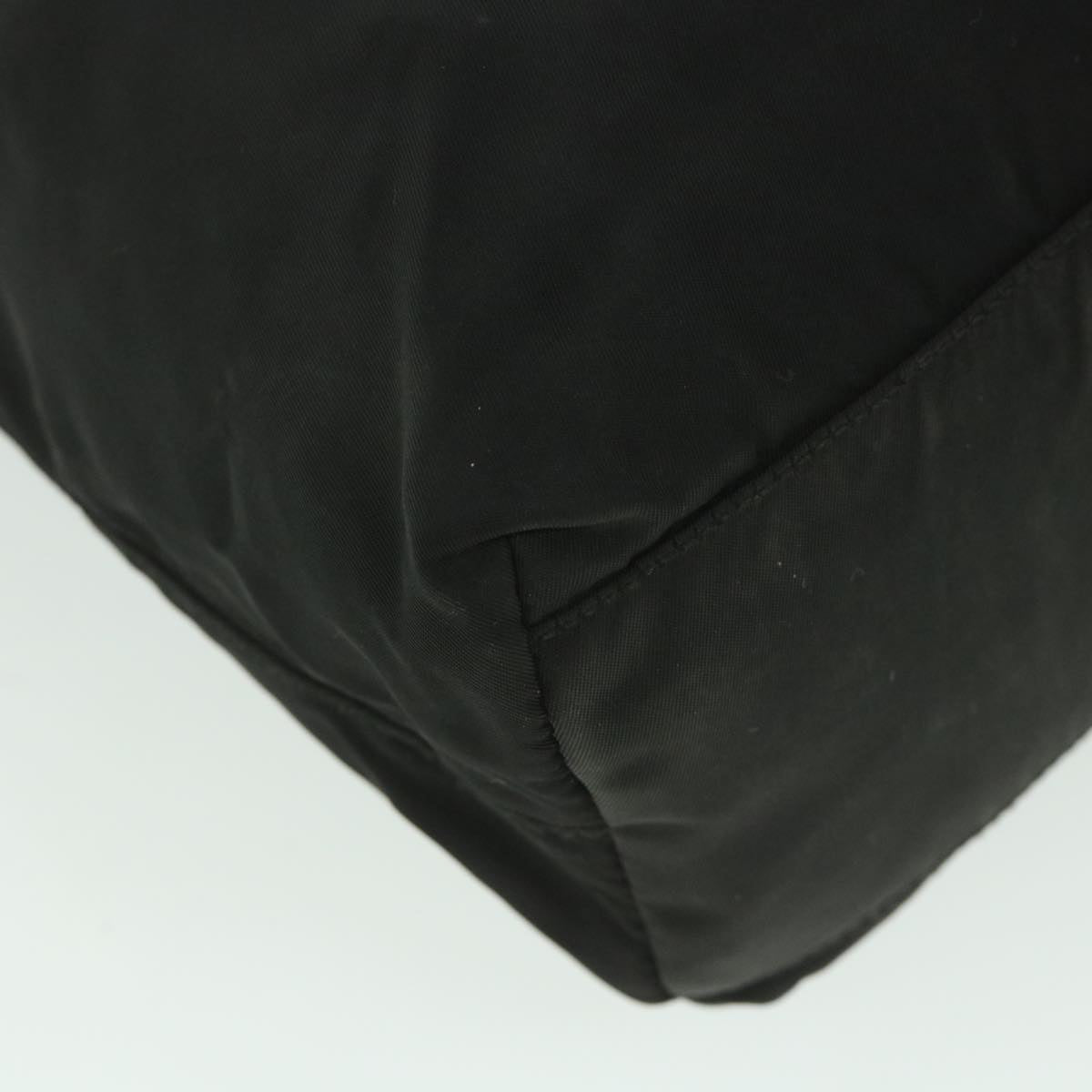 PRADA Hand Bag Nylon Black Auth bs9004