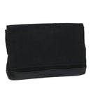 BALENCIAGA Clutch Bag Canvas Black Auth bs9026-1