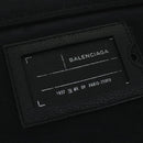BALENCIAGA Clutch Bag Canvas Black Auth bs9026-8