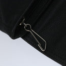 BALENCIAGA Clutch Bag Canvas Black Auth bs9026-9