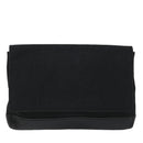 BALENCIAGA Clutch Bag Canvas Black Auth bs9026-13