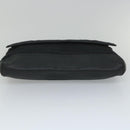 BALENCIAGA Clutch Bag Canvas Black Auth bs9026-6