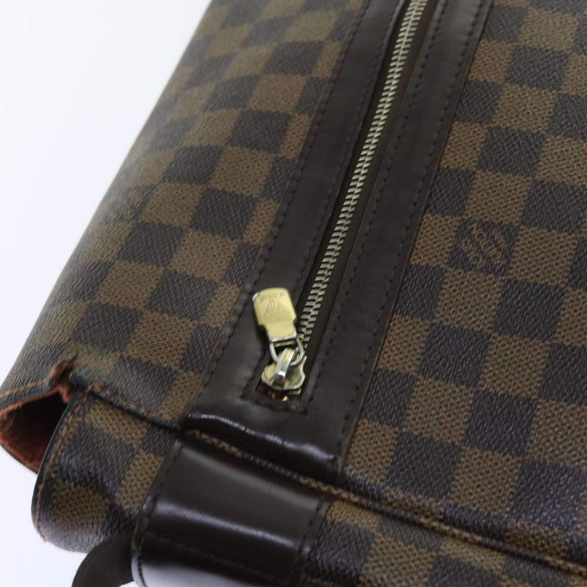 LOUIS VUITTON Damier Ebene Pastille Shoulder Bag N45258 LV Auth bs9035