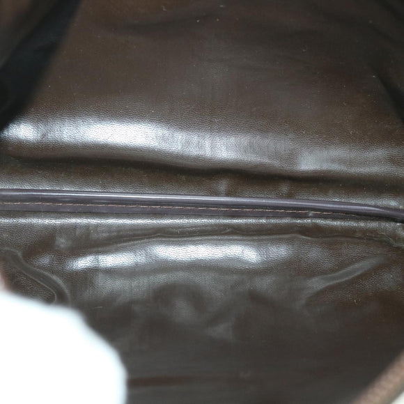 Burberrys Nova Check Clutch Bag Canvas Nylon Beige Auth bs9050