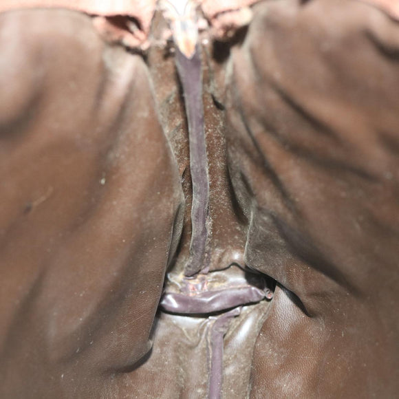 Burberrys Nova Check Clutch Bag Canvas Nylon Beige Auth bs9050