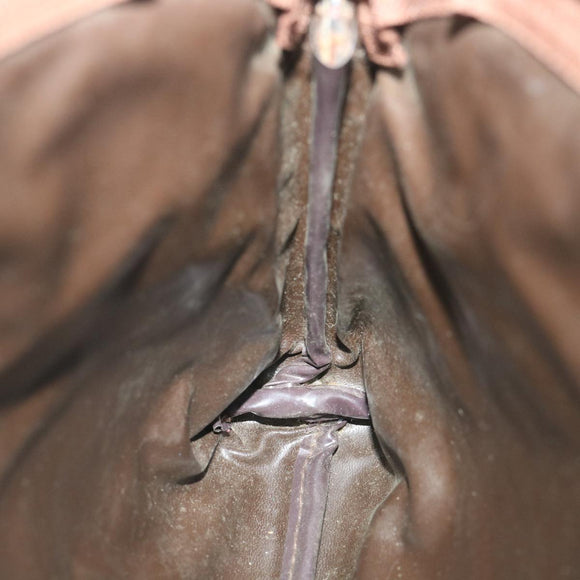 Burberrys Nova Check Clutch Bag Canvas Nylon Beige Auth bs9050