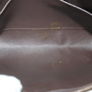 Burberrys Nova Check Clutch Bag Nylon Canvas Brown Auth bs9092-11