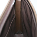 Burberrys Nova Check Clutch Bag Nylon Canvas Brown Auth bs9092-17