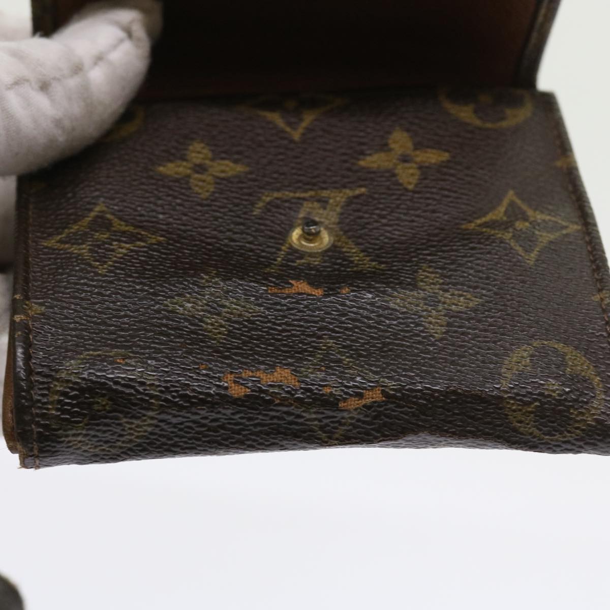 LOUIS VUITTON Monogram Wallet 10set LV Auth bs9124