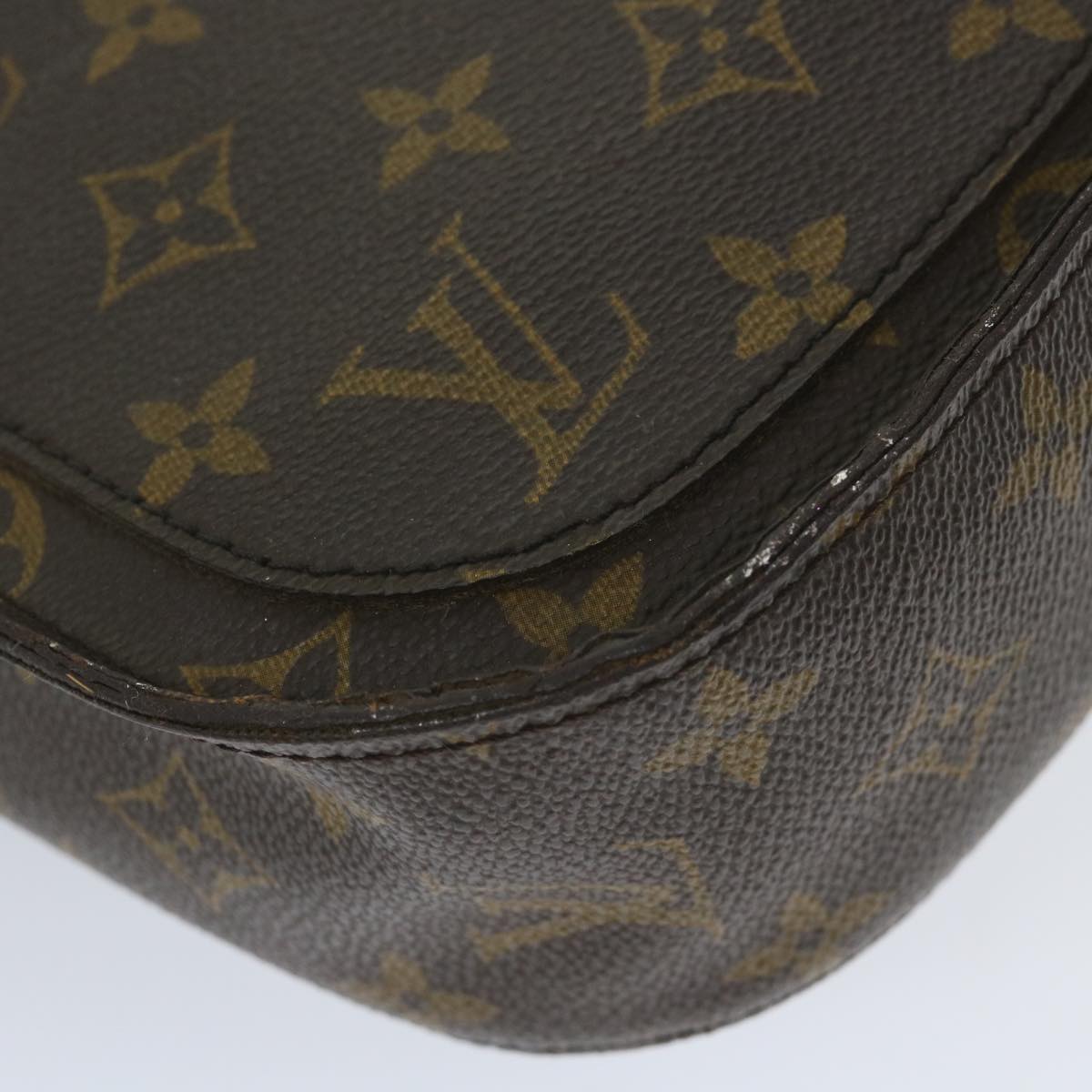 LOUIS VUITTON Monogram Saint Cloud GM Shoulder Bag M51242 LV Auth bs9135