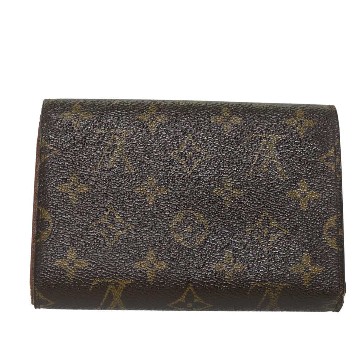 LOUIS VUITTON Monogram Porte Tresor Etui Chequier Wallet M61200 LV Auth bs9204 - 0