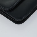 BALLY Shoulder Bag Leather Black Auth bs9210-15