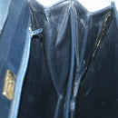 BALLY Shoulder Bag Leather Black Auth bs9210-19