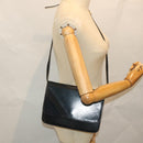 BALLY Shoulder Bag Leather Black Auth bs9210-20