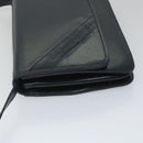 BALLY Shoulder Bag Leather Black Auth bs9210-4