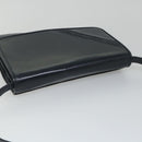 BALLY Shoulder Bag Leather Black Auth bs9210-6