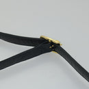 BALLY Shoulder Bag Leather Black Auth bs9210-8