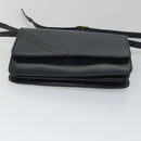 BALLY Shoulder Bag Leather Black Auth bs9210-5