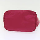 PRADA Hand Bag Nylon 2way Pink Auth bs9228-6