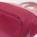 PRADA Hand Bag Nylon 2way Pink Auth bs9228-10