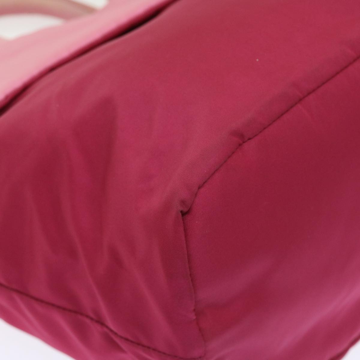 PRADA Hand Bag Nylon 2way Pink Auth bs9228