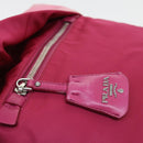 PRADA Hand Bag Nylon 2way Pink Auth bs9228-18