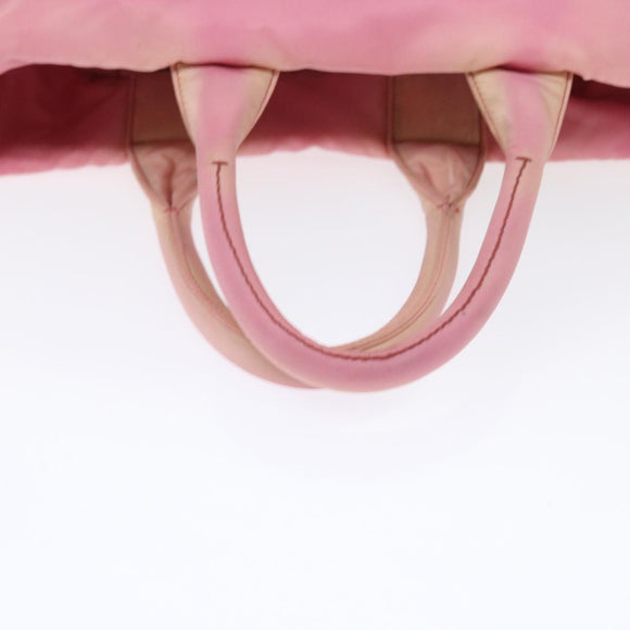 PRADA Hand Bag Nylon 2way Pink Auth bs9228