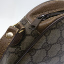 GUCCI GG Supreme Web Sherry Line Clutch Bag Beige Red 89 01 034 Auth bs9231-16