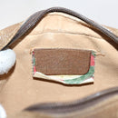 GUCCI GG Supreme Web Sherry Line Clutch Bag Beige Red 89 01 034 Auth bs9231-17