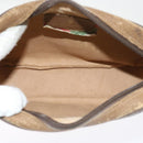 GUCCI GG Supreme Web Sherry Line Clutch Bag Beige Red 89 01 034 Auth bs9231-18