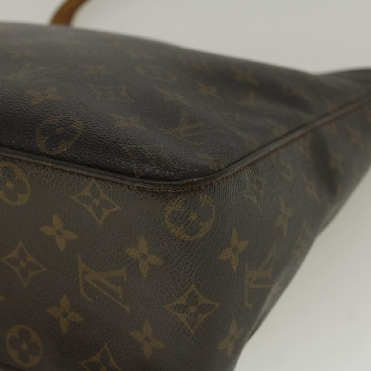 LOUIS VUITTON Monogram Looping GM Shoulder Bag M51145 LV Auth bs9296