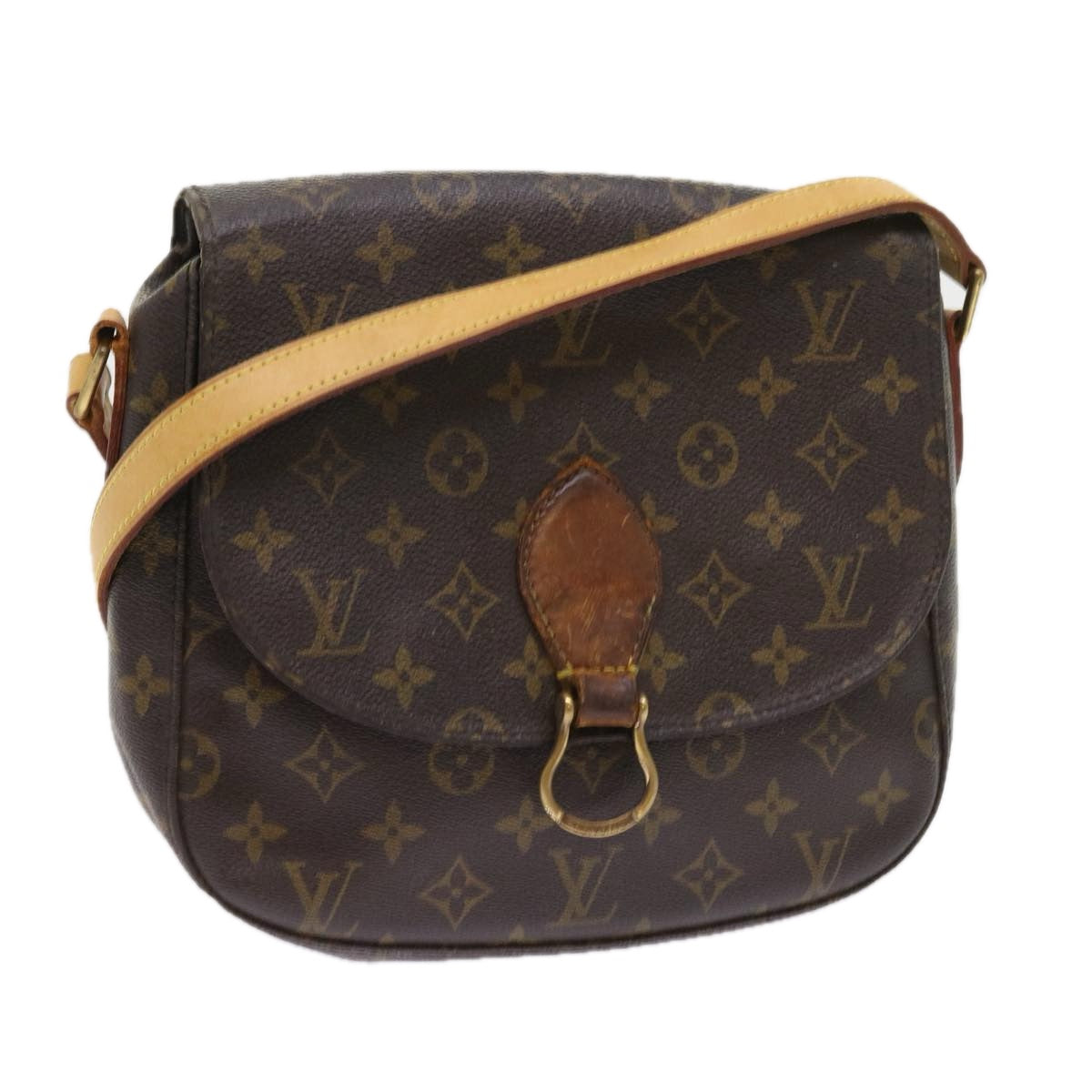 LOUIS VUITTON Monogram Saint Cloud GM Shoulder Bag M51242 LV Auth bs9303