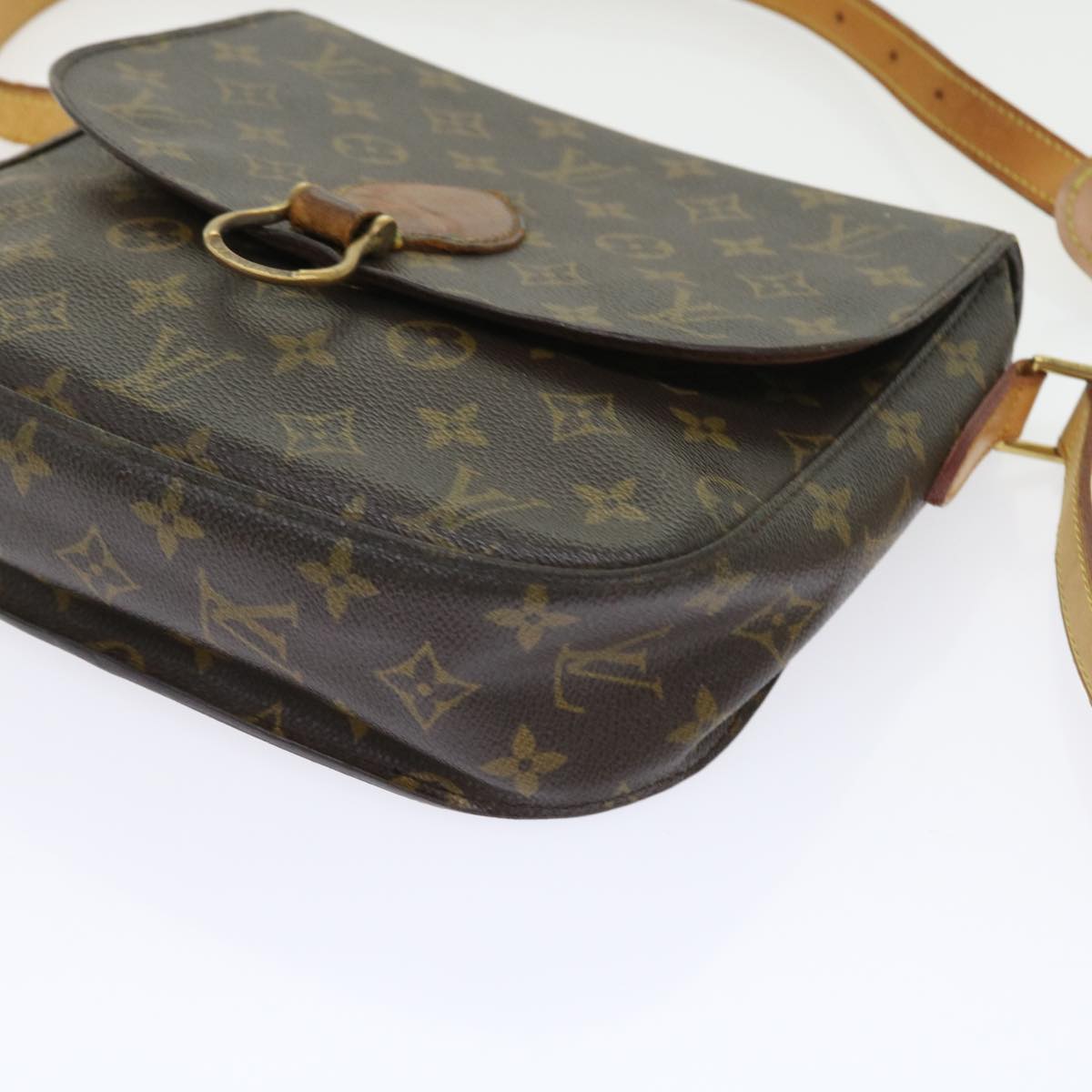 LOUIS VUITTON Monogram Saint Cloud GM Shoulder Bag M51242 LV Auth bs9303