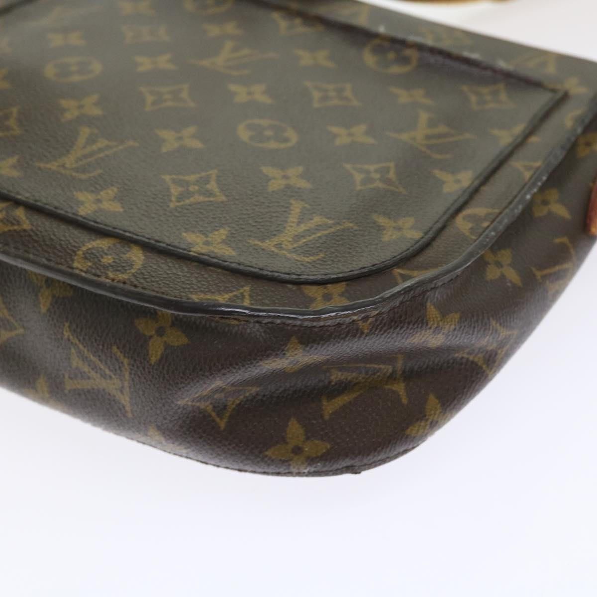 LOUIS VUITTON Monogram Saint Cloud GM Shoulder Bag M51242 LV Auth bs9303