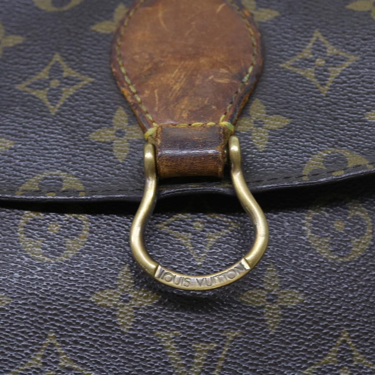 LOUIS VUITTON Monogram Saint Cloud GM Shoulder Bag M51242 LV Auth bs9303