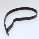LOUIS VUITTON Shoulder Strap For Male Leather 19.7""""""""-22"""""""" Brown LV Auth bs9322-4