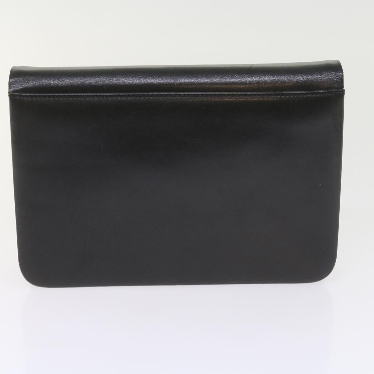 GIVENCHY Shoulder Bag Leather 3Set Black Brown Auth bs9363