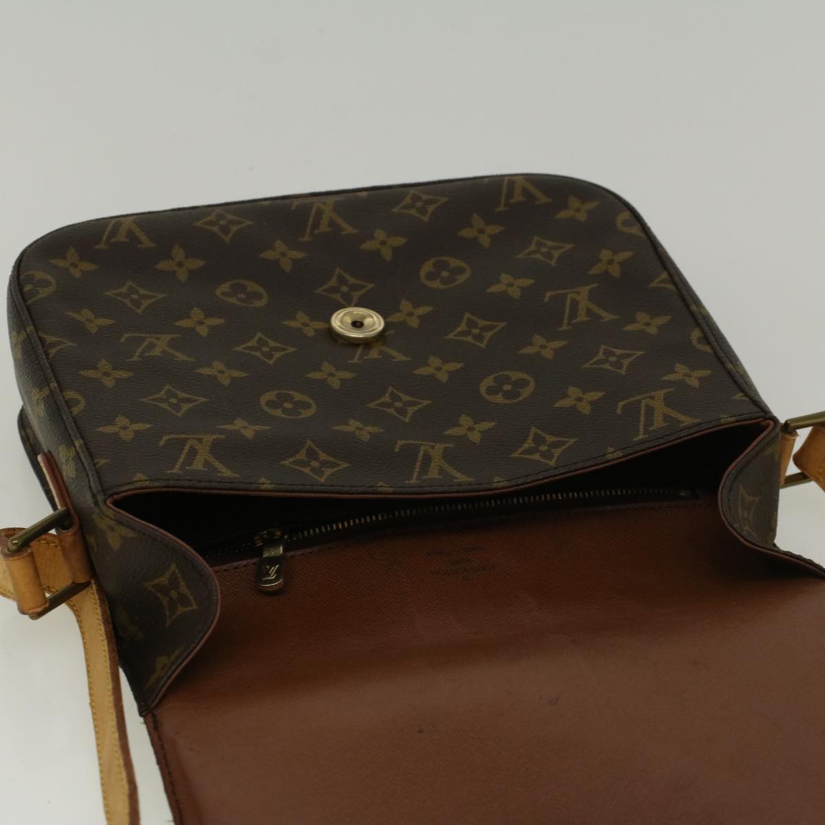 LOUIS VUITTON Monogram Saint Cloud GM Shoulder Bag M51242 LV Auth bs9371